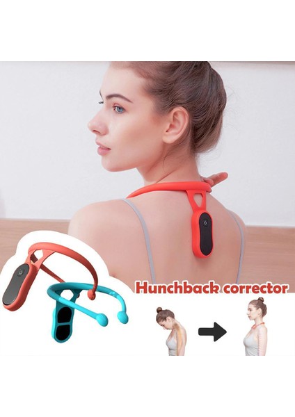 Kırmızı Mericle Ultrasonik Boyun Lenfatik Masaj Duruş Düzeltici Çocuklar Için Hatırlatma Boyun Enstrüman Vücut Şekillendirme Yetişkinler Çocuklar Için (Yurt Dışından) modelleri
