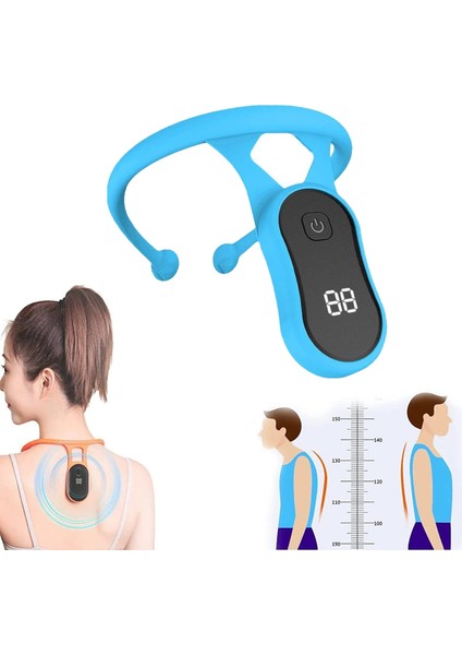 Kırmızı Mericle Ultrasonik Boyun Lenfatik Masaj Duruş Düzeltici Çocuklar Için Hatırlatma Boyun Enstrüman Vücut Şekillendirme Yetişkinler Çocuklar Için (Yurt Dışından) fırsatları