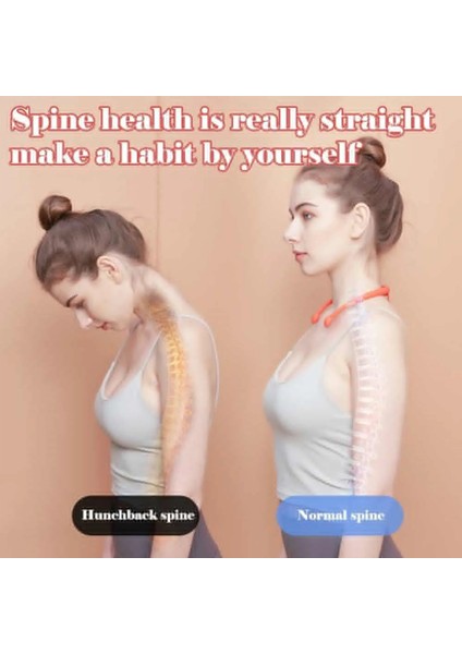 Kırmızı Mericle Ultrasonik Boyun Lenfatik Masaj Duruş Düzeltici Çocuklar Için Hatırlatma Boyun Enstrüman Vücut Şekillendirme Yetişkinler Çocuklar Için (Yurt Dışından) indirimleri