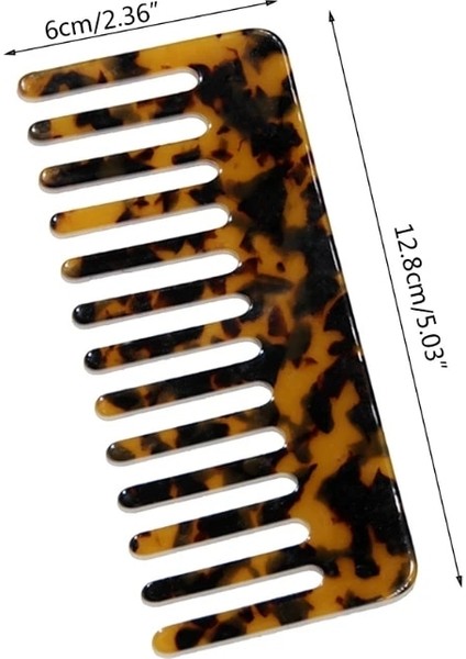7 Minimalist Selüloz Asetat Masaj Saç Tarak Renkli Mermer Taş Leopar Baskı Saç Fırçası Anti-Statik Dikdörtgen Şekillendirici 28ED (Yurt Dışından) fırsatları