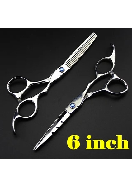 Set Profesyonel 6 Inç ve 5.5 Inç Kırmızı Mavi 440C 9CR13 Sıcak Makaslar Makas Kesme Berber Kesim Saç Makas Seti Kuaförlük Makas (Yurt Dışından) fiyatları