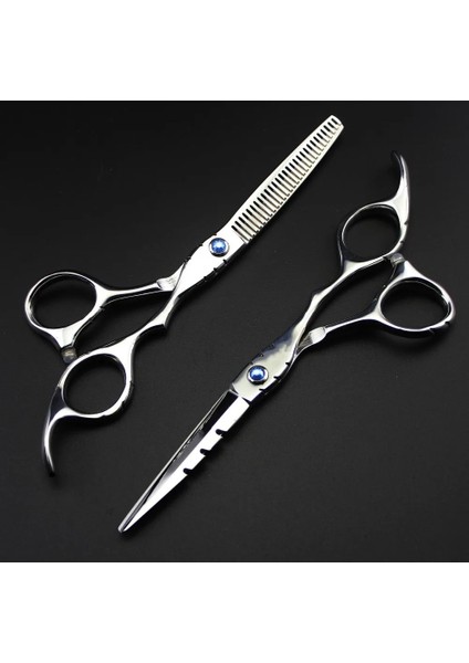 Set Profesyonel 6 Inç ve 5.5 Inç Kırmızı Mavi 440C 9CR13 Sıcak Makaslar Makas Kesme Berber Kesim Saç Makas Seti Kuaförlük Makas (Yurt Dışından) fırsatları