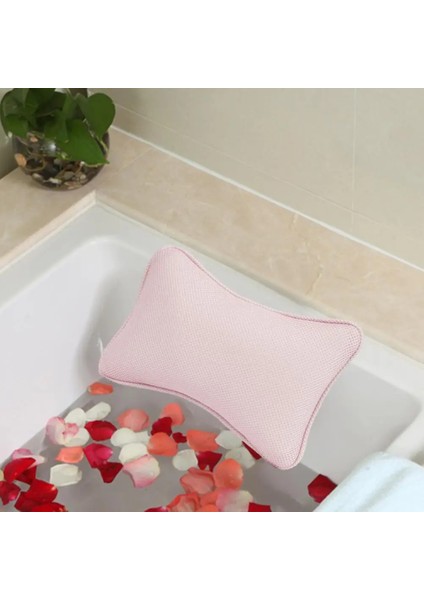 Mavi Kanca Tasarımlı Küvet Yastığı Gevşeme Spa Benzeri Bir Deneyim Için Kaymaz Vantuzlu Ergonomik Küvet Yastıkları (Yurt Dışından) fırsatları