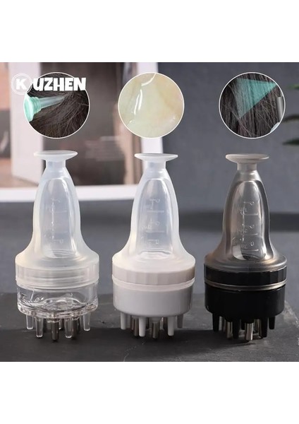 1 Adet Taşınabilir Saç Derisi Aplikatör Sıvı Tarak Mini Saç Kökleri Masaj Ilaç Saç Büyüme Tarak Serum Yağı Saçları Besler (Yurt Dışından)