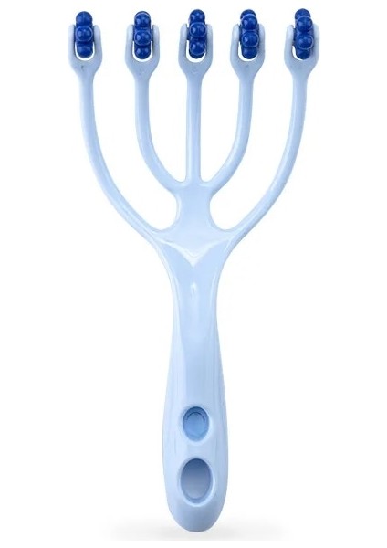 Mavi PINK02 Çok Fonksiyonlu Beş Pençe Baş Masajı Silindir Noktası Akupunktur Noktası Sopa Gevşeme Dekompresyon Kaşıma ve Sağlık Için (Yurt Dışından) fırsatları