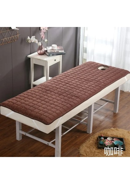 Kahve W Delikli Kare 190CM80CM Delikli Masaj Masası Yatağı, Güzellik Salonu Pedi, Kaymaz Yastık (Yurt Dışından)