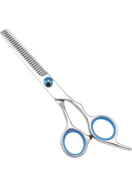 Gümüş Mavi Inceltme Zqzq Kuaförlük Makas 6 Inç Saç Makas Profesyonel Berber Makası Kesme Inceltme Şekillendirici Aracı Kuaförlük Makas (Yurt Dışından)
