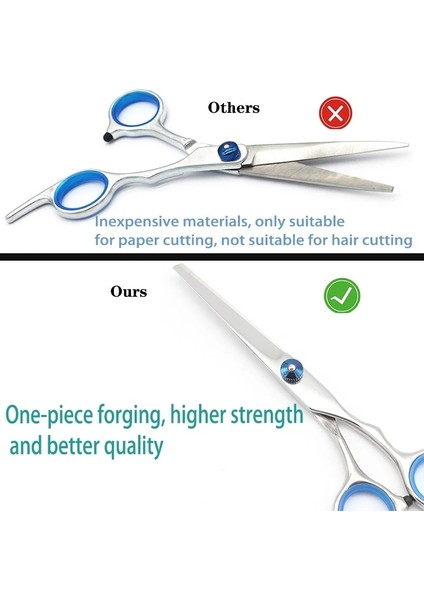 Gümüş Mavi Inceltme Zqzq Kuaförlük Makas 6 Inç Saç Makas Profesyonel Berber Makası Kesme Inceltme Şekillendirici Aracı Kuaförlük Makas (Yurt Dışından) fırsatları
