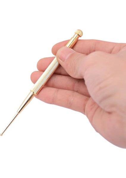 Paslanmaz Çelik Yüz Refleksoloji Masaj Aracı Geri Çekilebilir Akupunktur Kalemi Çift Başlı Bahar Kulak Bakımı Aracı Nokta Probu Kalem Masajı Yüz Için (Yurt Dışından) modelleri