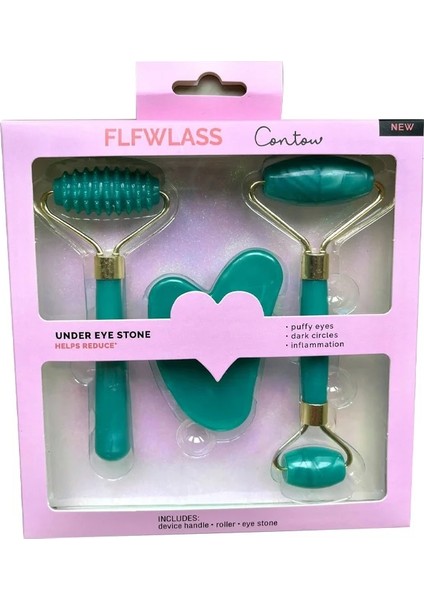 Pembe Reçine Gua Sha Rulo Masaj Yüz Vücut Yüz Guasha Masaj Aletleri Güzellik Sağlık Cilt Bakımı Araçları Değil Yeşim Taş 2/3 Adet (Yurt Dışından)