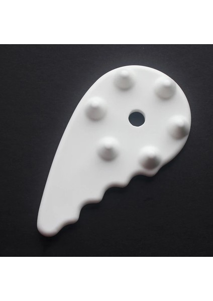 Beyaz Seramik Guasha Kurulu Kafa Sırt Masajı Boyun Kazıma Plaka Akupunktur Noktası Basın Çekme Kaburga Tarak Kişisel Sağlık Aracı (Yurt Dışından) fırsatları