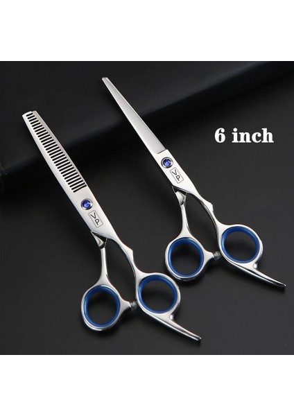 Kesme ve Inceltme Saç Makas 6 Inç Profesyonel Kuaförlük Makas Seti, Berber Inceltme Makas Seti Berber Razor Saç Kesimi Japonya 440C Çelik (Yurt Dışından)