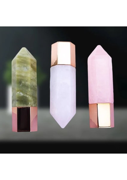 Mavi Türbesi Yeşim Rulo Uçucu Yağ Şişesi Çıkışı Doğal Kristal Altıgen Enerji Ayağı Yüz Akupunktur Noktası Masajı Eşit Şekilde Uygulayın Nefis (Yurt Dışından) modelleri