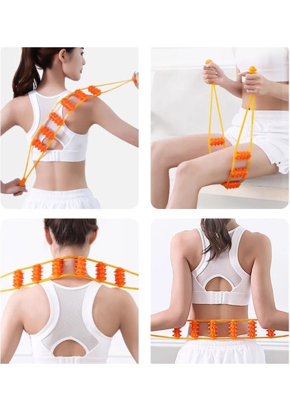3 Rulo Turuncu Fitness Fizyoterapi Masaj Silindiri Kas Relax Tetik Noktası Akupunktur Geri Boyun Masajı Vücut Massageador Sırt Scratcher (Yurt Dışından) modelleri