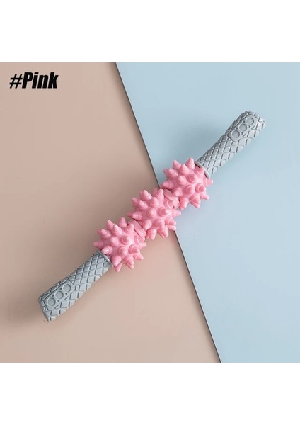 Pembe 3 Vites Çivili Masaj Rulo Sopa Vücut Masajı Rölyef Kas Kramp Sızdırmazlık Yardım Bacak Arka Kol Omuz Uyluk Kurtarma (Yurt Dışından) fiyatları