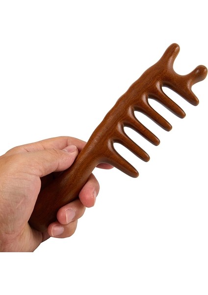 Sandal Ağacı Masaj Tarak Anti-Statik Pürüzsüz Saç Tarak Saç Derisi Meridyen Saç Fırçası Şekillendirici Aracı Geniş Dişli Tarak Ahşap Terapi Tarak (Yurt Dışından) indirimleri