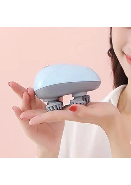 Açık Mavi Elektrikli Kedi Masaj Vücut Masajı Sağlık Rahatlama Omuz Boyun Derin Doku Kafa Derisi Masaj Yoğurma Titreşimli Cihaz (Yurt Dışından) modelleri