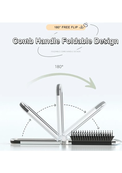 F Mini Hairbrus Katlanır Masaj Tarak Kafa Masajı Anti-Statik Taşınabilir Seyahat Saç Fırçası Ayna ile Kız Saç Taraklar (Yurt Dışından) fırsatları