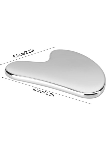 Rulo Paslanmaz Çelik Kazıyıcı Yüz Masajı Gua Sha Aracı Yüz Germe Anti-Aging Cilt Sıkılaştırma Soğutma Metal Kontur Şişliği Azaltın (Yurt Dışından) fırsatları