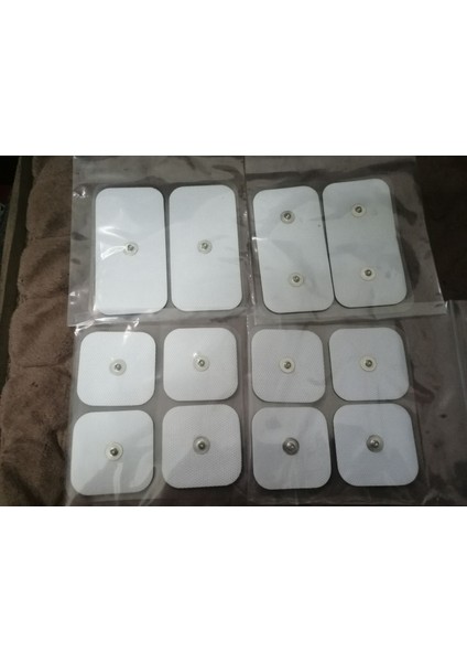 18 Adet 5x5 cm 5X10 cm Kendinden Yapışkanlı Elektrot Pedi Elektrotlar Onlarca Compex Elektrik Stimülatörü Çift Geçmeli Elektrotlar (Yurt Dışından) modelleri