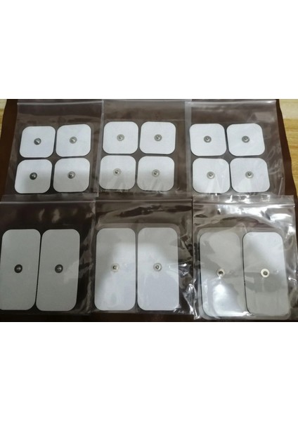 18 Adet 5x5 cm 5X10 cm Kendinden Yapışkanlı Elektrot Pedi Elektrotlar Onlarca Compex Elektrik Stimülatörü Çift Geçmeli Elektrotlar (Yurt Dışından) indirimleri