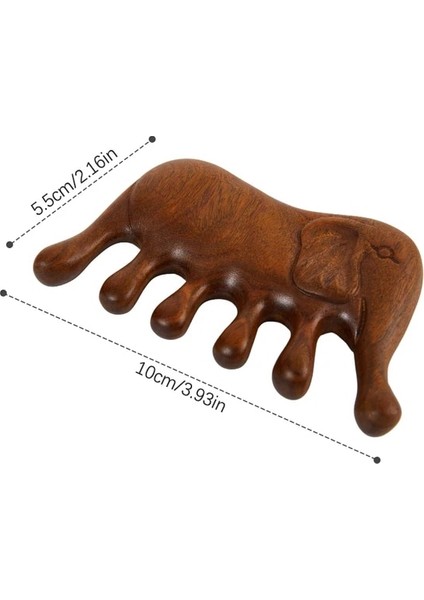 Sandal Ağacı Masaj Tarak Anti-Statik Pürüzsüz Saç Tarak Saç Derisi Meridyen Saç Fırçası Şekillendirici Aracı Geniş Dişli Tarak Ahşap Terapi Tarak (Yurt Dışından)