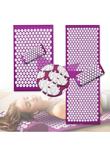 Sadece Bl Yastık Spike Akupunktur Masajı Yoga Minderi Kuznetsov'un Aplikatörü Acupressur Sırt Ağrısını Rahatlatır Ayak Masaj Yastığı Shakti Mat Relax (Yurt Dışından) fiyatları