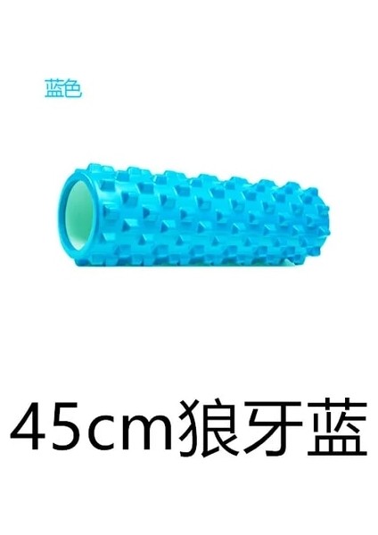 45 Kurt Dişi Mavi 45CM Spor Köpük Rulo Kas Gevşeme Rulo Köpük Rulo Çivili Kulübü Rulo Yeni Başlayanlar Için Bacak Masajı (Yurt Dışından)