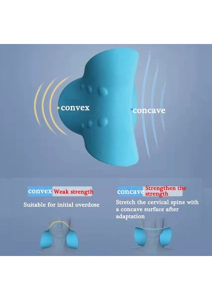 Tip-V Yeşil C-Tipi Masaj Yastığı Servikal Omurga Streç Boyun Omuz Sedye Rahatlatıcı Kayropraktik Traksiyon Cihazı Yastık Anti-Yay Relaxe (Yurt Dışından) indirimleri