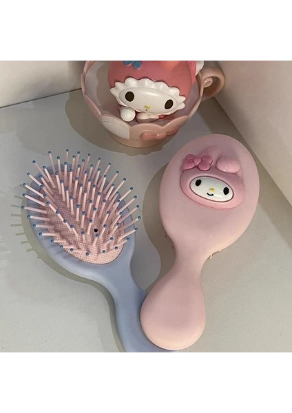 E Karikatür Kız Hava Yastığı Tarak Anime Masaj Tarak Saç Fırçası Diy Kuaförlük Aracı (Yurt Dışından)