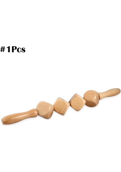 1 Adet Doğal Ahşap Terapi Masaj Seti Kavisli Masaj Rulo Sopa Vücut Şekillendirici Rahatlatıcı, Kas Sertliği Sırt Masajı (Yurt Dışından) fiyatları