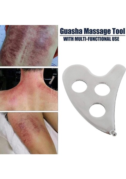 B3 Paslanmaz Çelik Gua Sha Masaj Metal Kazıyıcı Kas Masaj Aletleri Yüz Boyun Omuz Sırt Bel Masajı Relax Vücut Şekillendirme (Yurt Dışından) fırsatları