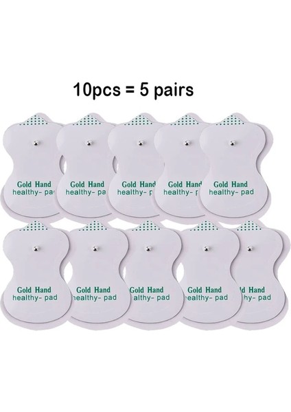 10 Adet 5.5x8 cm 20/10 Adet Onlarca Ünite Yedek Yapışkan Jel Pedler Akupunktur Noktaları Snap On Elektrotlar Pedleri Terapötik Kas Stimülatörü Masajı (Yurt Dışından)