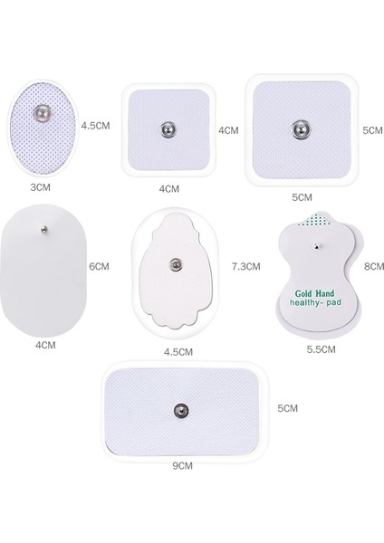 10 Adet 5.5x8 cm 20/10 Adet Onlarca Ünite Yedek Yapışkan Jel Pedler Akupunktur Noktaları Snap On Elektrotlar Pedleri Terapötik Kas Stimülatörü Masajı (Yurt Dışından) indirimleri