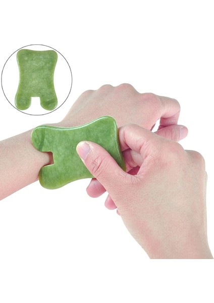 Gösterildiği Gibi 3 Stil Doğal Yeşim Taşı Guasha Kurulu Masaj Aracı Spa Terapi Guasha Masajı Antistres Vücut Bakımı Kazıma Tahtası (Yurt Dışından) fiyatları