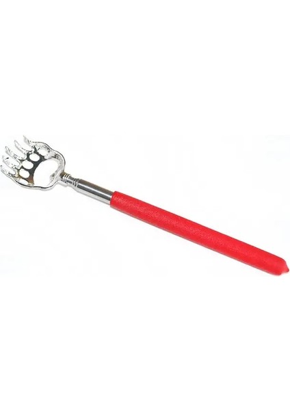 Kırmızı Geri Scratcher Paslanmaz Çelik Teleskopik Pençe Masajı Taşınabilir Uzatılabilir Kullanışlı Cep Sırt Masajı Relax Sağlık Aracı (Yurt Dışından)