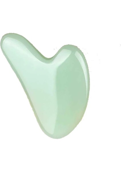 Yeşim Açık Yeşil Güzellik Sağlık Gua Sha Kazıyıcı Yüz Masajı Doğal Reçine Bianstone Yeşim Gua Sha Kurulu Cilt Bakımı Yüz Vücut Spa Masaj Aracı (Yurt Dışından)