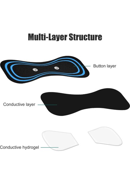 Tip 11 Jel Pedleri Ems Boyun Sedye Yama Sırt Masajı Etiket Kas Stimülasyonu Darbe Yamalar Yedek Masaj Yaması Hidrojel (Yurt Dışından) fırsatları