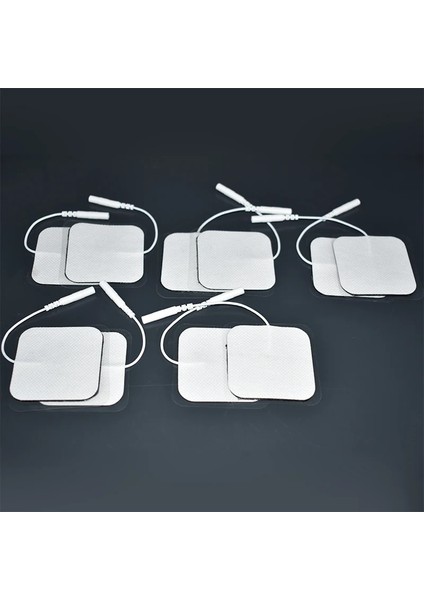 5X5CM 10 Adet 5X5CM/5X9CM Onlarca Dokunmamış Kendinden Yapışkanlı Yedek Yeniden Kullanılabilir Elektrot Pedi Kas Stimülatörü Onlarca Masaj Pedleri (Yurt Dışından)