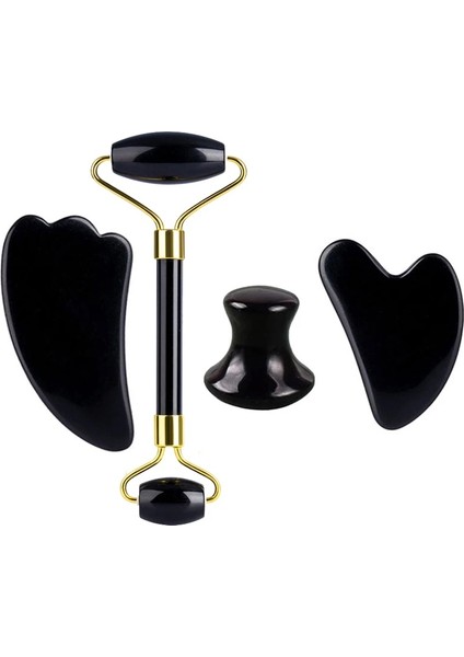 K Tipi Doğal Obsidyen Yüz Masaj Rulo Guaj Kazıyıcı Guasha Masaj Aracı Guaj Taş Yüz Yeşim Rulo Masaj Yüz Kazıyıcı (Yurt Dışından) modelleri