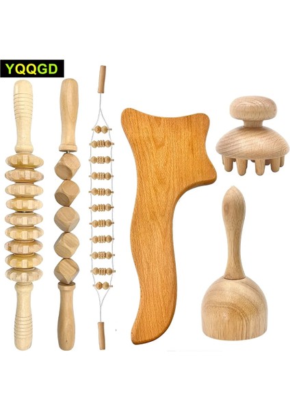 1 Adet Ahşap Terapi Masaj Aletleri, Maderotherapia Kiti, Masaj Aletleri Ahşap Masaj Rulo, Lenf Drenaj Masajı, Kas Gevşetme (Yurt Dışından)