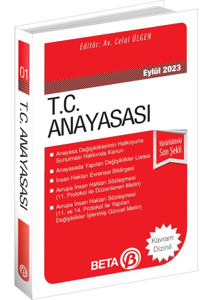 T.C. Anayasası Eylül 2023 (Cep Boy)