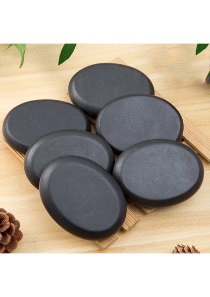 1 Adet 3X6CM 1 Adet Doğal Yüz Masaj Taşı Lav Bazalt Sıcak Taş Spa Masaj Terapisi Vücut Facialtherapy (Yurt Dışından)
