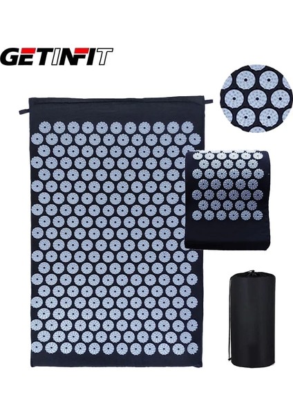 Yastık Getinfit Akupunktur Masaj Minderi Masaj Yoga Mat Pilates Egzersiz Yastığı Tırnak Mat Yoga Vücut Ağrısını Rahatlatmak (Yurt Dışından) modelleri