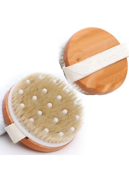 Stil 02 Vücut Fırçası Doğal Domuz Kılı Organik Kuru Cilt Vücut Fırçası Masaj Bambu Islak Sırt Duş Fırçaları Peeling Banyo Fırçası (Yurt Dışından) modelleri