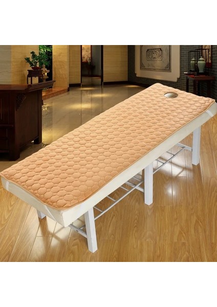 Sarı Masaj Yatağı Güzellik Salonu Yatak Nefes Yüz Kauçuk Yatak Örtüsü Delik Spa Masaj Masası Kalınlaşmak Levha 190X80 cm (Yurt Dışından)