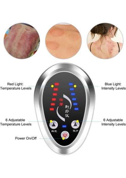 Plug-In Elektrikli Elektrikli Kazıma Çukurluğu Cihazı 6 Blok Yükseltme Isıtma Fizyoterapi Masaj Sağlık Detoksifikasyon Islak Meridyen Masajı (Yurt Dışından) modelleri