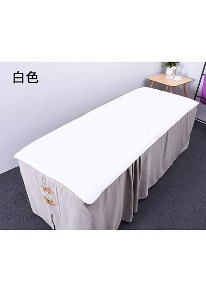 Açık Kahverengi Delik 220X120CM Salon Özel Yatak Delikli Havlu Fizyoterapi Masaj Sürgü Çarşafları (Yurt Dışından)