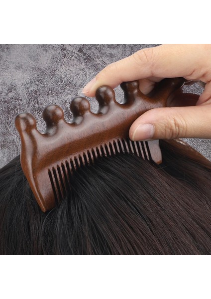 02 Çok Fonksiyonlu Meridyen Masaj Tarak Sandal Ağacı Kafa Derisi Masaj Gevşeme Kan Dolaşımı Vücut Gua Sha Araçları Saç Tarak (Yurt Dışından) fiyatları