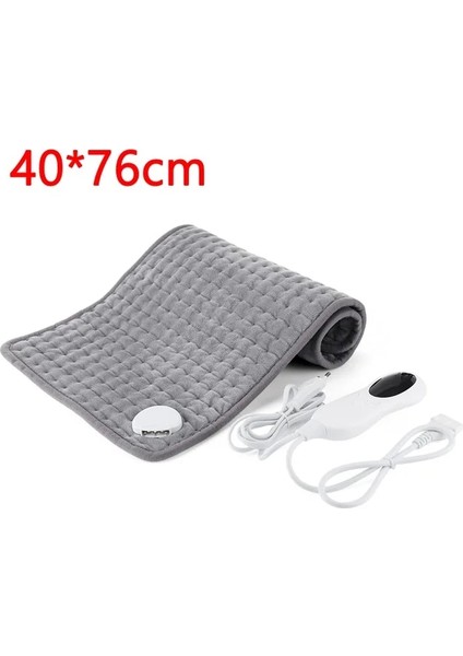 40X76CM Au Fiş (220-240V) Elektrikli Isıtma Battaniyesi Isıtmalı Mat Elektro Levha Pedi Yatak Kanepe Sıcak Kış Termal Battaniye Isıtıcı Taşınabilir Çeşitli Boyut (Yurt Dışından)